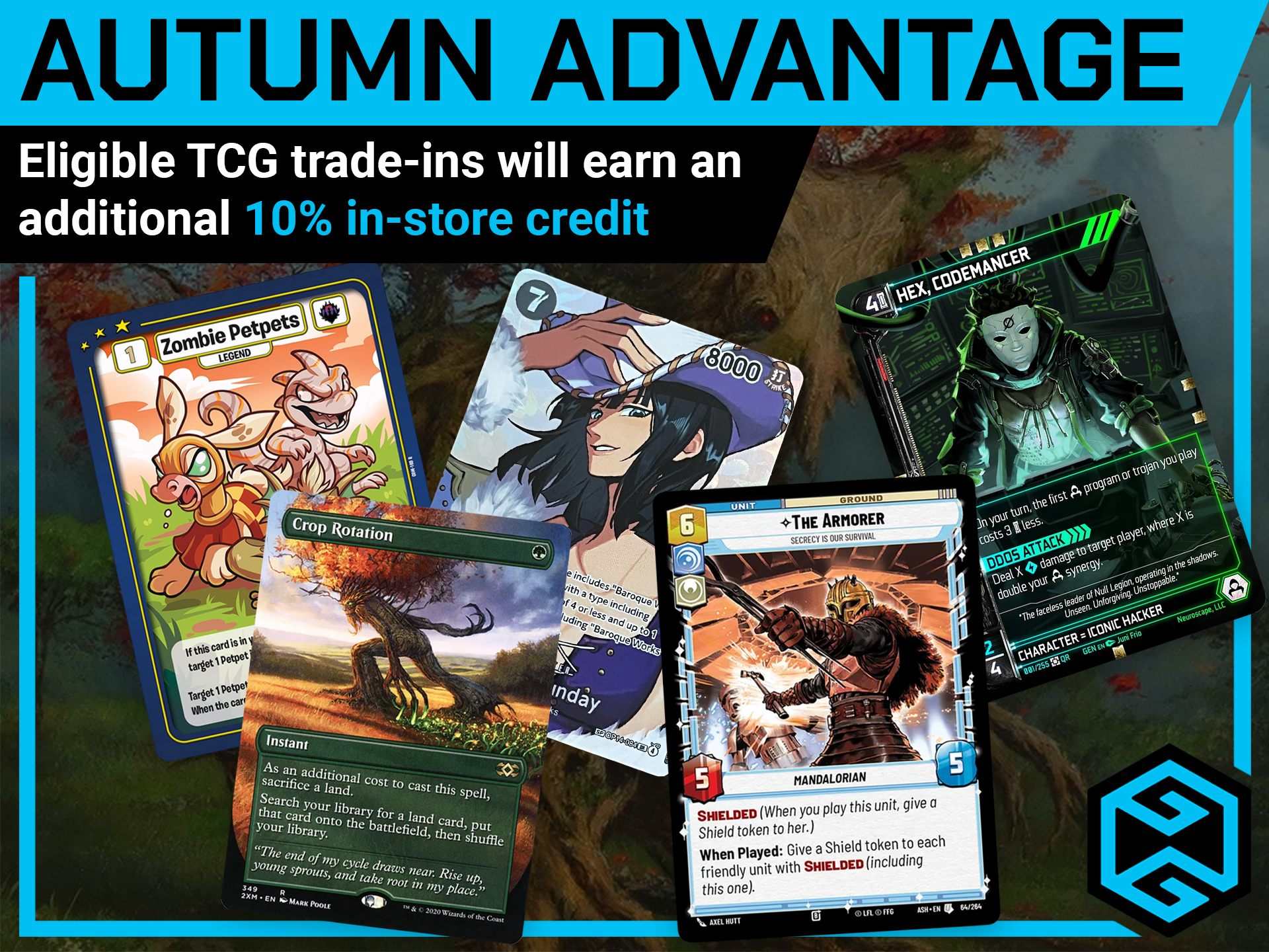 Get More for Your TCG Trade-Ins During Gamers Guild's Autumn Advantage Sale