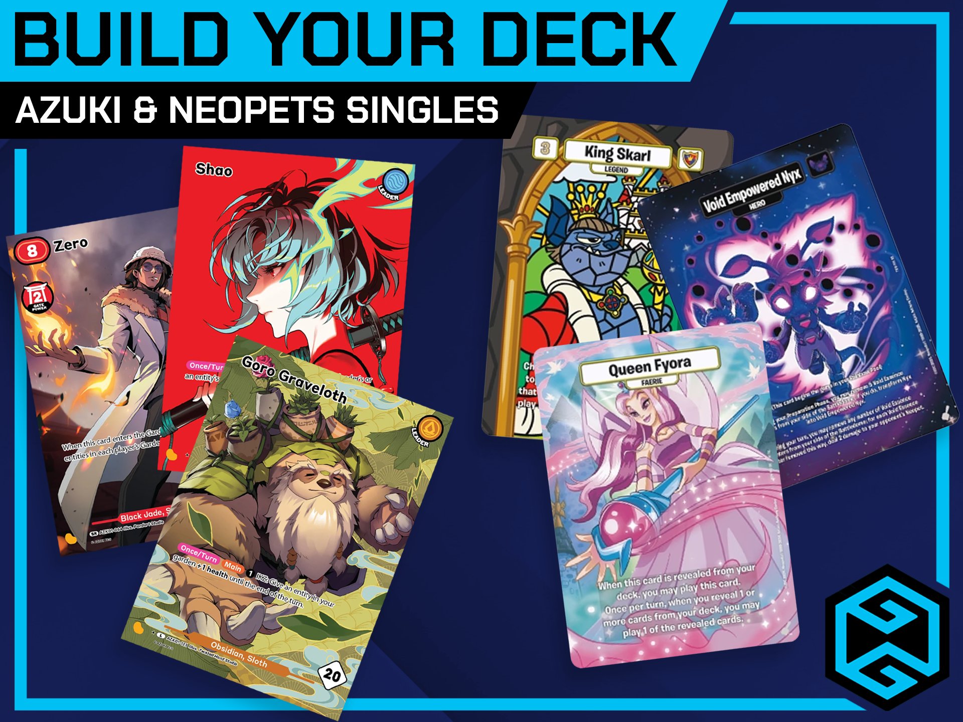 New Azuki and Neopets TCG Singles Now Available at Gamers Guild