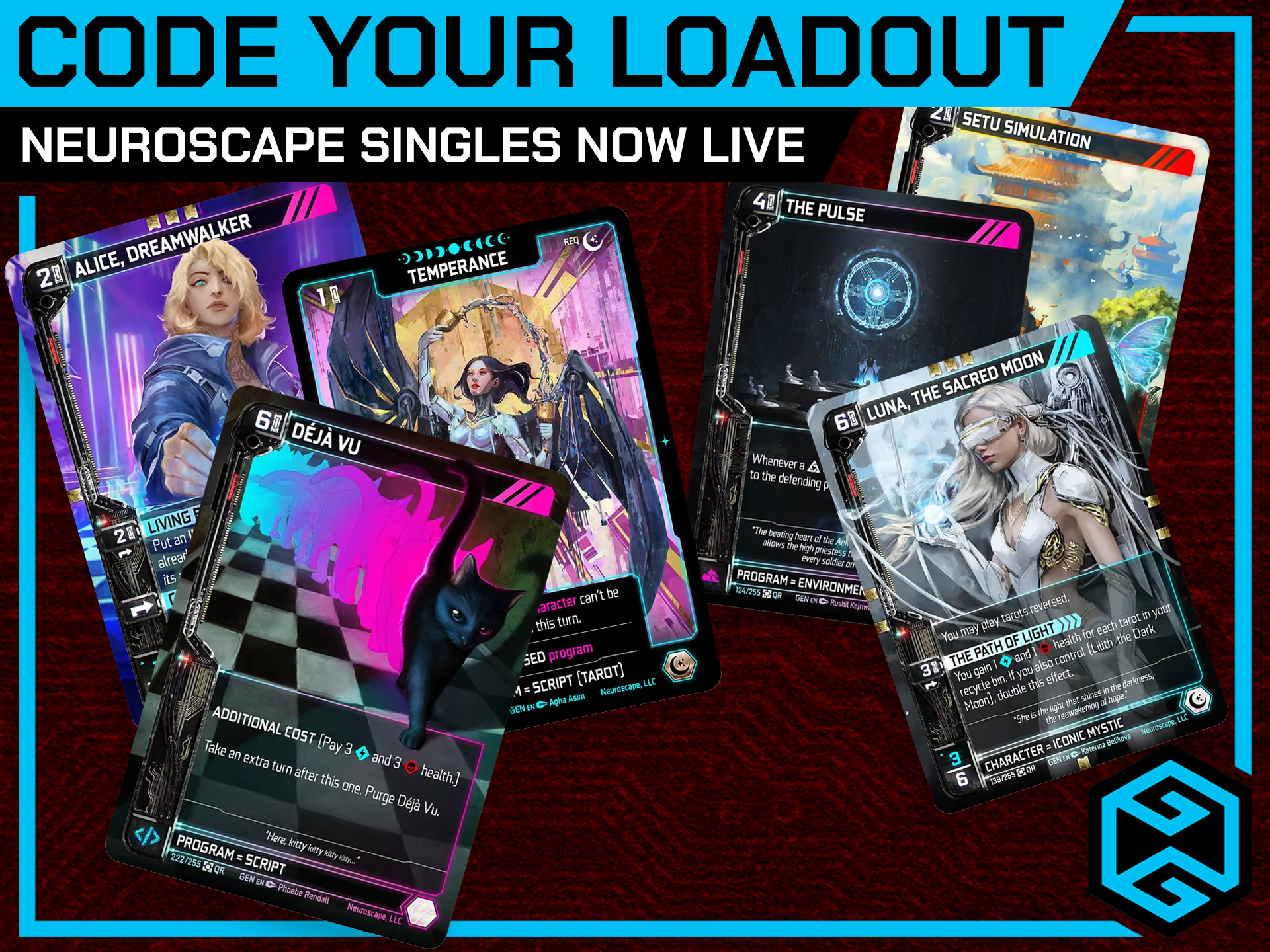Neuroscape TCG Singles Are Now Available at Gamers Guild