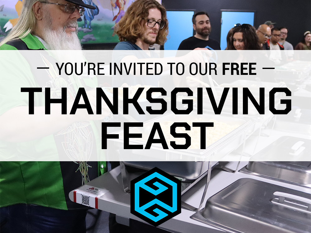 Gamers Guild Thanksgiving Feast Returns as a Community Potluck to Help Feed Thousands