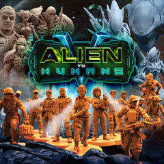 Aliens Vs Humans 3D Prints