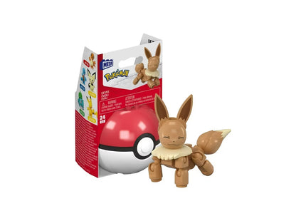 Gamers Guild AZ Mattel Pokemon: Mega Construx Poke Ball Toy Kit - Eevee Discontinue