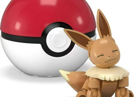 Gamers Guild AZ Mattel Pokemon: Mega Construx Poke Ball Toy Kit - Eevee Discontinue