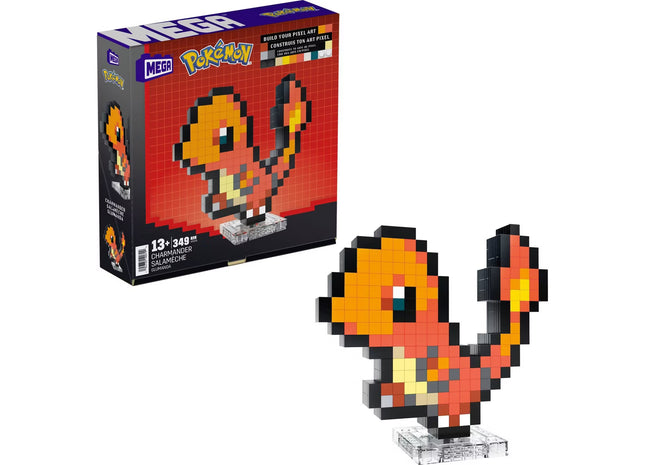 Gamers Guild AZ Mattel MEGA Pokemon Pixelated - Charmander (Pre-Order) Discontinue