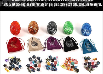 Gamers Guild AZ HYMGHO HYMGHO Dice: HY00248 - Dragon's Hoard RPG Mystery Egg HYMGHO