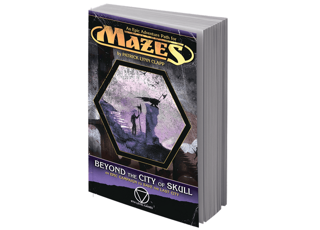 Gamers Guild AZ 9th Level Games Mazes Fantasy RPG: Beyond the City of Skull - Campaign Book (Pre-Order) AGD