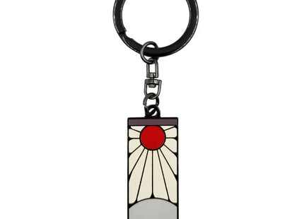 Gamers Guild AZ ABYstyle Demon Slayer Tanjiro Kamado's Metal Keychain Hanafuda Faire