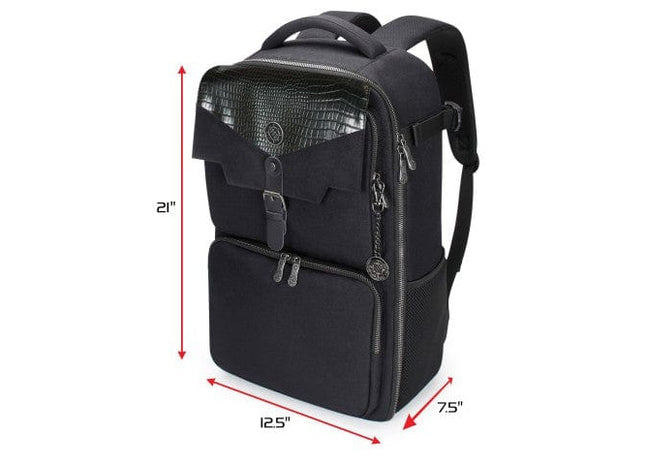 Gamers Guild AZ Accessory Power ENHANCE Gaming: Card Storage Backpack (Black) Enhance Gaming