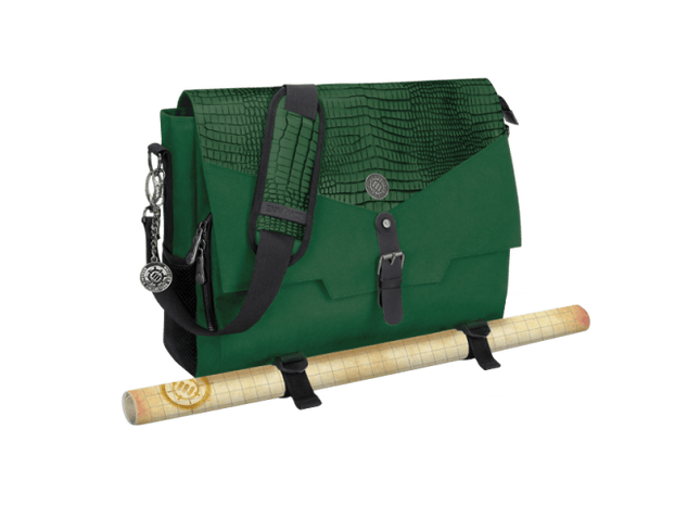 Gamers Guild AZ Accessory Power ENHANCE Gaming: RPG Messenger Bag (Green) Enhance Gaming