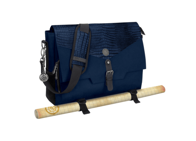 Gamers Guild AZ Accessory Power ENHANCE Tabletop RPGs: Messenger Bag Dragon - Blue Mad Al