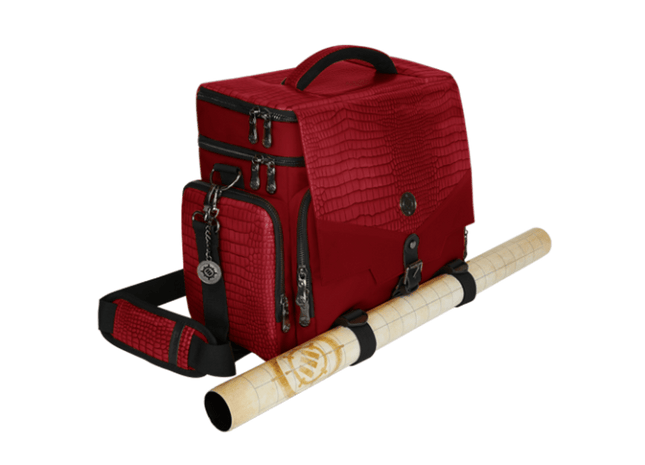 Gamers Guild AZ Accessory Power ENHANCE Tabletop RPGs - RPG Adventurer's Bag Collector's Edition (Red) Mad Al