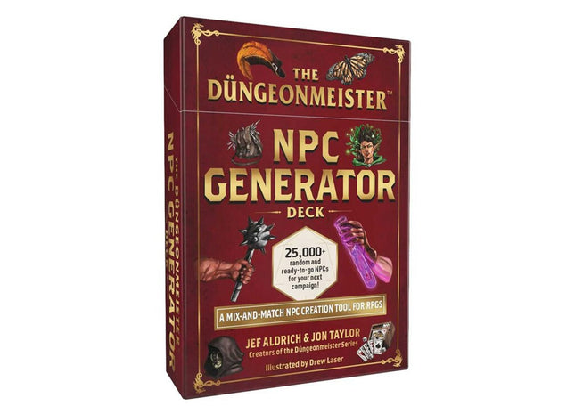 Gamers Guild AZ Adams Media Dungeonmeister: NPC Generator Deck (Pre-Order) ACD Distribution