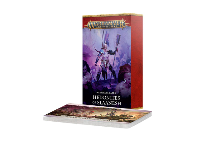 Gamers Guild AZ Age Of Sigmar Age of Sigmar: Hedonites of Slaanesh - Warscroll Cards (Pre-Order) Games-Workshop