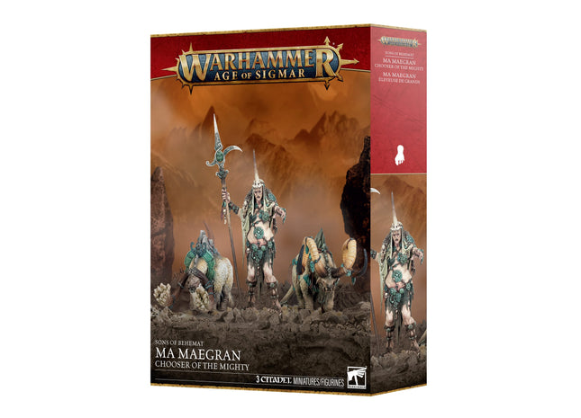 Gamers Guild AZ Age of Sigmar Age of Sigmar: Sons of Behemat – Ma Maegran, Chooser of the Mighty (Pre-Order) Games-Workshop