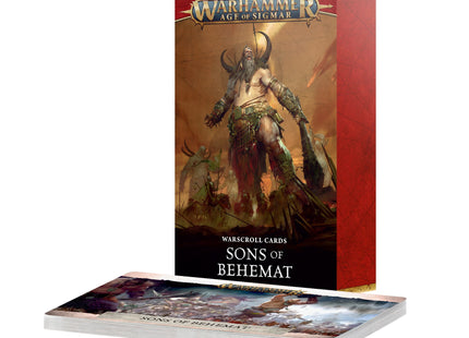 Gamers Guild AZ Age of Sigmar Age of Sigmar: Sons of Behemat – Warscroll Cards (Pre-Order) Games-Workshop