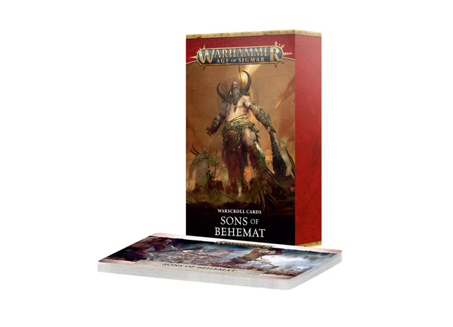 Gamers Guild AZ Age of Sigmar Age of Sigmar: Sons of Behemat – Warscroll Cards (Pre-Order) Games-Workshop