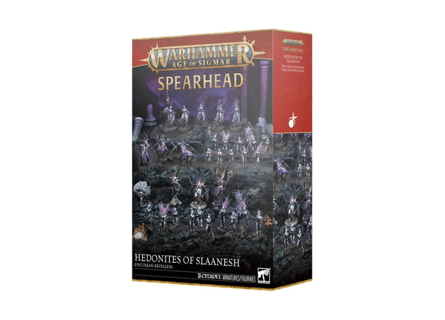 Gamers Guild AZ Age Of Sigmar Age of Sigmar: Spearhead - Hedonites of Slaanesh - Epicurean Revellers (Pre-Order) Games-Workshop