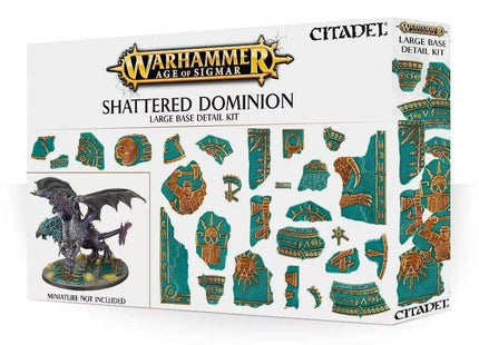 Gamers Guild AZ Age of Sigmar Citadel: Basing - Warhammer Age of Sigmar Shattered Dominion Large Base Detail Games-Workshop