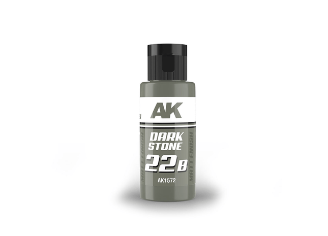 Gamers Guild AZ AK-Interactive AK-Interactive: DUAL EXO Acrylic Paint - Dark Stone 22B (60ml) Golden Distribution International
