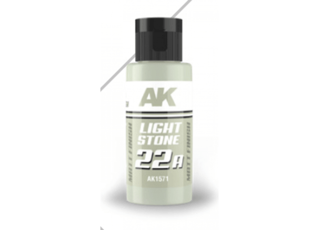 Gamers Guild AZ AK-Interactive AK-Interactive: DUAL EXO Acrylic Paint - Light Stone 22A (60ml) Golden Distribution International