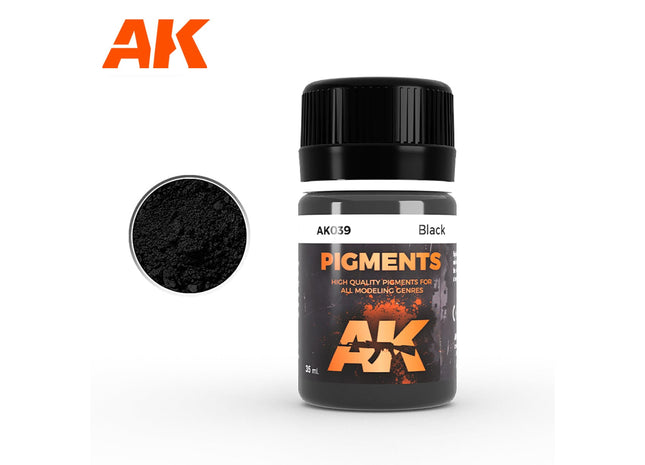 Gamers Guild AZ AK-Interactive AK039 Pigment Black Golden Distribution International