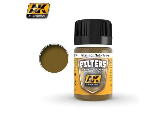 Gamers Guild AZ AK-Interactive AK076 AK Interactive Filter: Dark Brown for Nato and Green Golden Distribution International