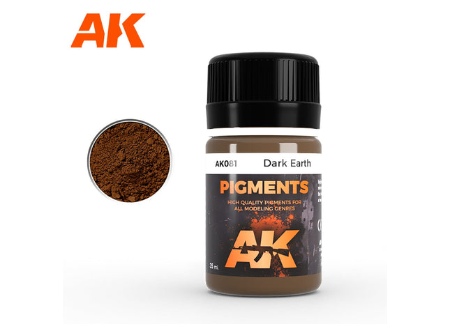 Gamers Guild AZ AK-Interactive AK081 Pigment Dark Earth Golden Distribution International