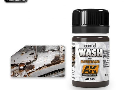 Gamers Guild AZ AK-Interactive AK093 AK Interactive Wash: Interior Golden Distribution International