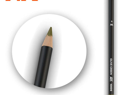 Gamers Guild AZ AK-Interactive AK10006 AK Interactive: Weathering Pencils for Modelling - Olive Green Golden Distribution International