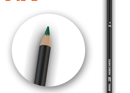 Gamers Guild AZ AK-Interactive AK10008 AK Interactive: Weathering Pencils for Modelling - Dark Green Golden Distribution International