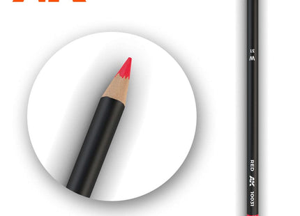 Gamers Guild AZ AK-Interactive AK10031 AK Interactive: Weathering Pencils for Modelling - Red Golden Distribution International