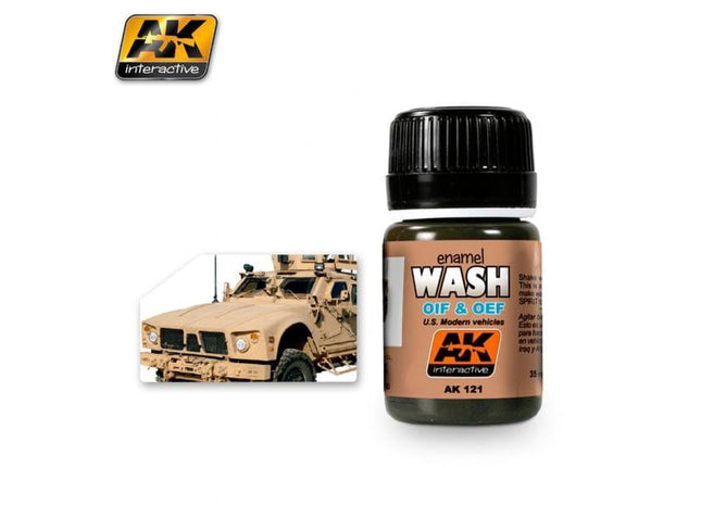 Gamers Guild AZ AK-Interactive AK121 AK Interactive Streaking Wash: OIF & OEF - US Vehicles Golden Distribution International