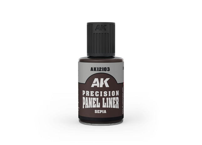 Gamers Guild AZ AK Interactive AK12103: AK Interactive Precision Paneliner Sepia (30ml) (Pre-Order) LSG