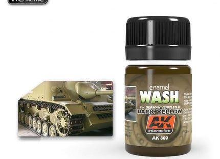 Gamers Guild AZ AK-Interactive AK300 AK Interactive Wash: For Dark Yellow Golden Distribution International