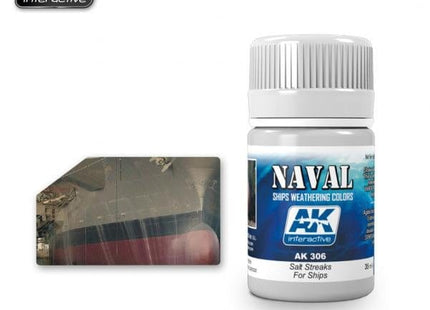 Gamers Guild AZ AK-Interactive AK306 AK Interactive Salt Streaks for Ships (Naval) Golden Distribution International