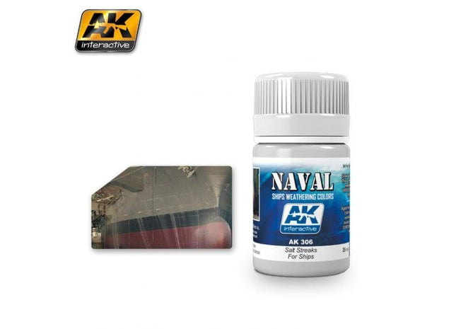 Gamers Guild AZ AK-Interactive AK306 AK Interactive Salt Streaks for Ships (Naval) Golden Distribution International