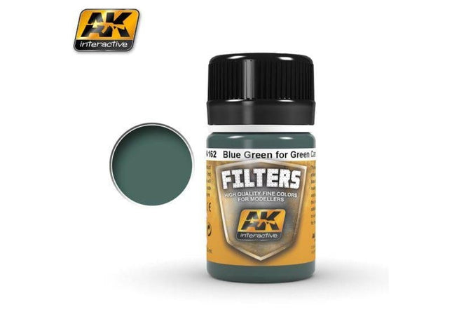 Gamers Guild AZ AK-Interactive AK4162 AK Interactive Filter: Blue Green for Green Camo Golden Distribution International