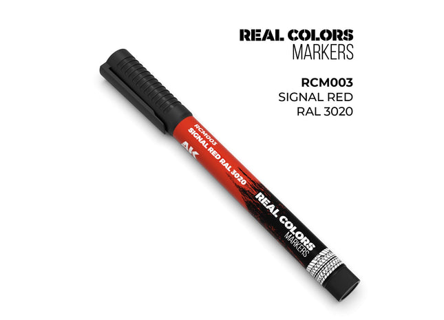 Gamers Guild AZ AK Interactive AKRCM003: AK Interactive Real Colors Markers Signal Red RAL 3020 (Pre-Order) LSG