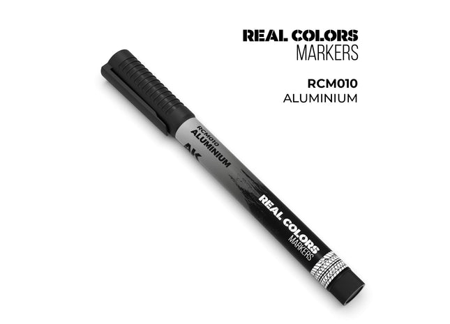 Gamers Guild AZ AK Interactive AKRCM010: AK Interactive Real Colors Markers - Aluminium (Pre-Order) LSG