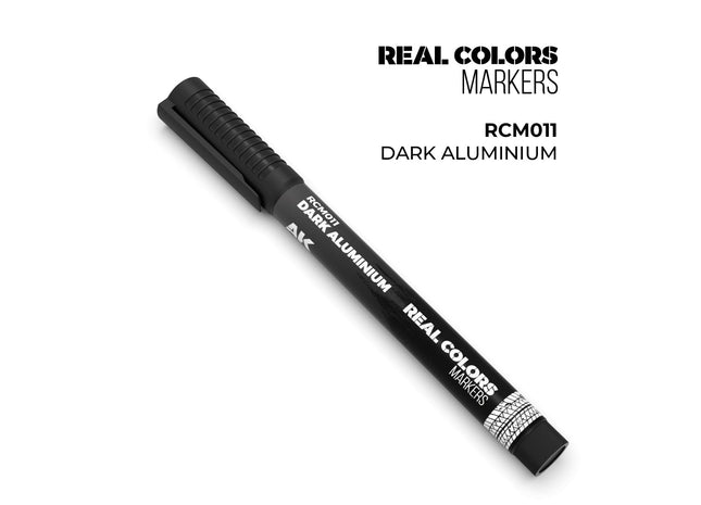 Gamers Guild AZ AK Interactive AKRCM011: AK Interactive Real Colors Markers - Dark Aluminium (Pre-Order) LSG