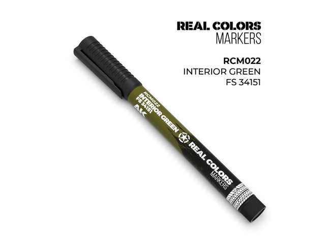 Gamers Guild AZ AK Interactive AKRCM022: AK Interactive Real Colors Markers - Interior Green FS 34151 (Pre-Order) LSG