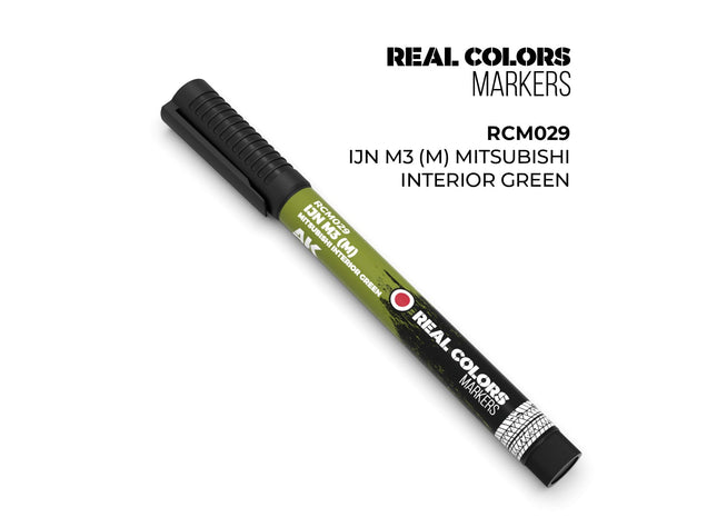 Gamers Guild AZ AK Interactive AKRCM029: AK Interactive Real Colors Markers - IJN M3 (M) Mitsubishi Interior Green (Pre-Order) LSG