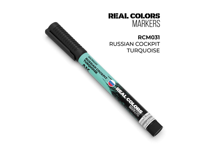 Gamers Guild AZ AK Interactive AKRCM031: AK Interactive Real Colors Markers - Russian Cockpit Torquoise (Pre-Order) LSG