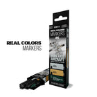 Gamers Guild AZ AK Interactive AKRCM111: AK Interactive Real Colors Markers - WWII Axis Aircraft Squiggle Camouflage Colors (3ct) (Pre-Order) LSG