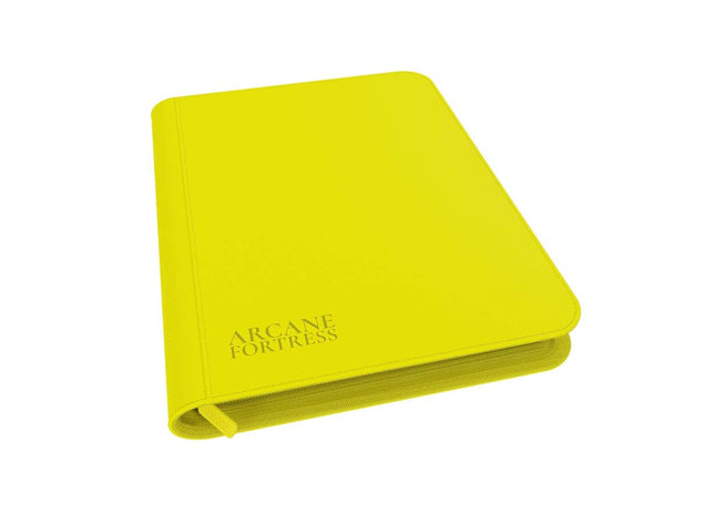 Gamers Guild AZ Arcane Fortress Arcane Fortress: Neon Color: Neon Yellow 9-Pocket Binder (Pre-Order) GTS