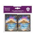 Gamers Guild AZ Arcane Fortress Arcane Fortress: Stained Glass: Hidden Island Sleeves 100ct (Pre-Order) GTS