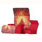 Gamers Guild AZ Arcane Fortress Arcane Fortress: Stained Glass: Radiant 100+ Burning Mountain Deluxe Deck Vault (Pre-Order) GTS