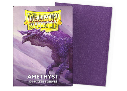 Gamers Guild AZ Arcane Tinmen Dragon Shield Sleeves - 100ct Box Matte Amethyst Southern Hobby