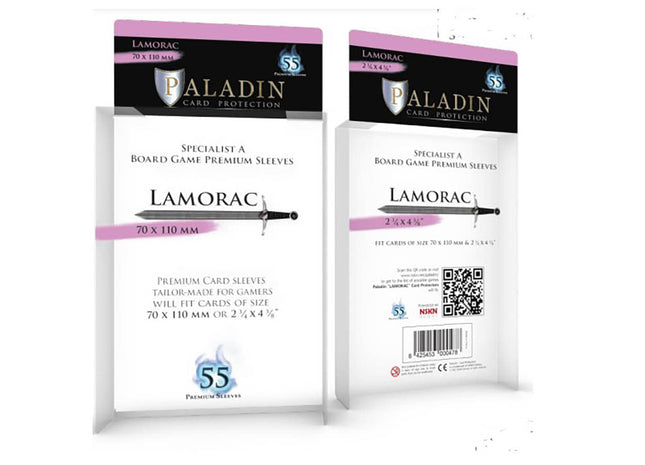 Gamers Guild AZ Arcane Tinmen Paladin Board Game Sleeves: Lamorac (Premium Specialist A) GTS