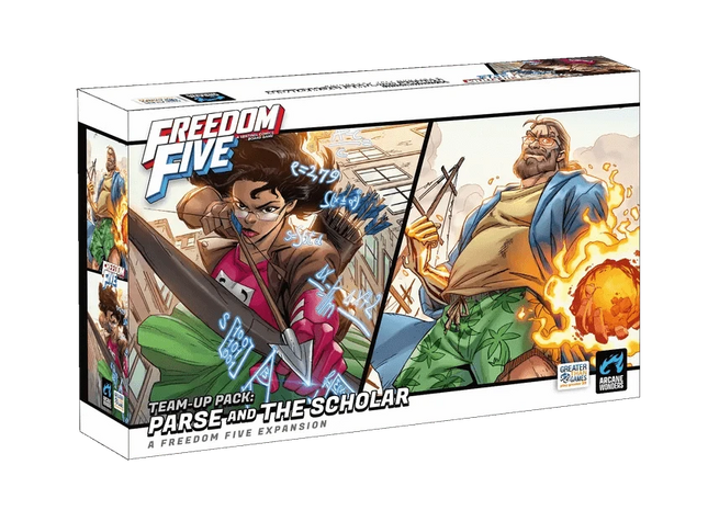 Gamers Guild AZ Arcane Wonders Freedom Five: Team-Up Pack - Parse & The Scholar (Pre-Order) AGD